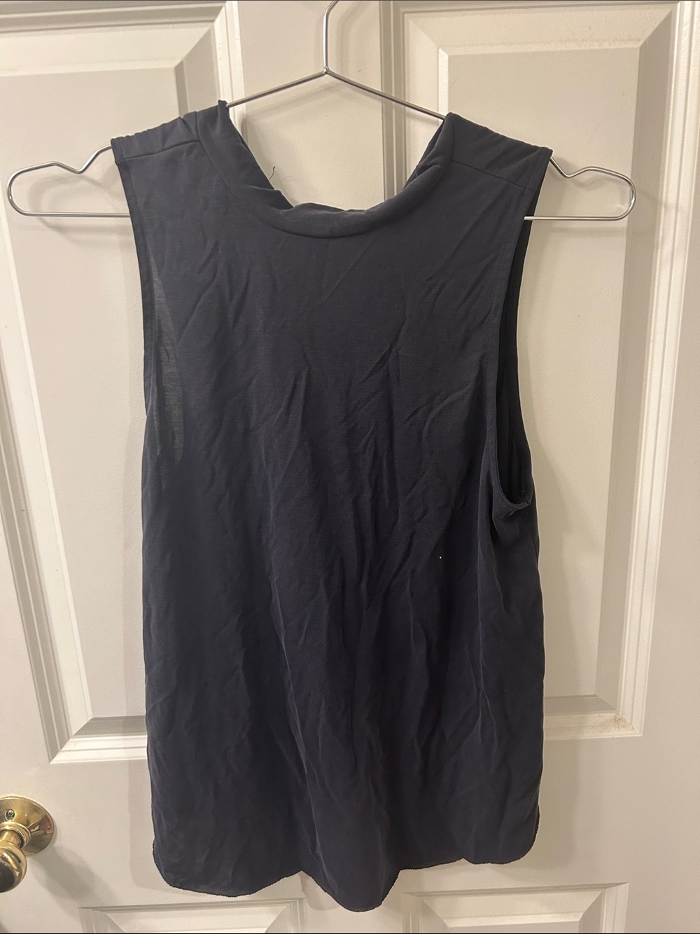 American Eagle Outfitters Navy Sleeveless Tank Top